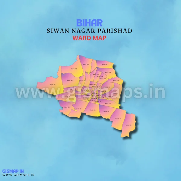 Siwan Nagar Parishad Ward Map